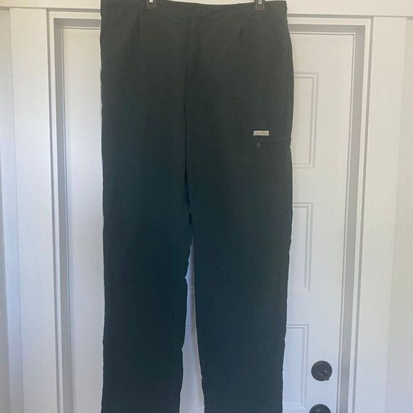 Royal Robbins Pants Women Size 16 Dark Green Bugs Barrier Outdoor Travel Hiking - Picture 1 of 6
